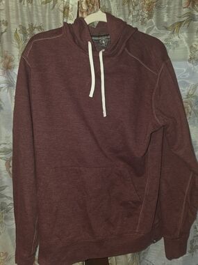 Eddie Bauer Maroon Hooded Pullover